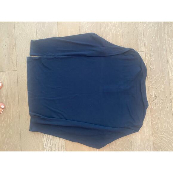 Mens Theory  Navy Henley Size Small - Picture 3 of 3